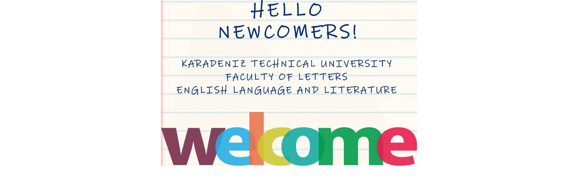 welcome newcomers
