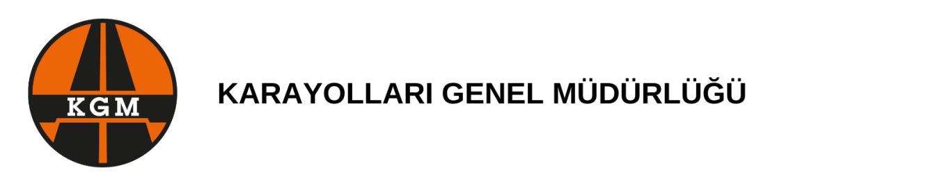 KARAYOLLARI GENEL MÜDÜRLÜĞÜ