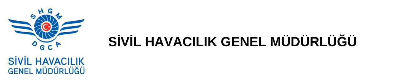 SİVİL HAVACILIK GENEL MÜDÜRLÜĞÜ