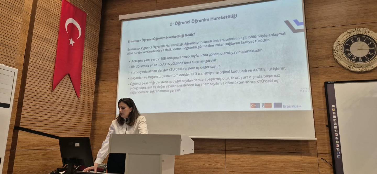 Erasmus+ bilgilendirme toplantısından görüntü