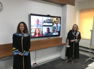 Doç.Dr. Funda KURAK AÇICI, Prof. Dr. İlkay ÖZDEMİR ve Jüri üyeleri