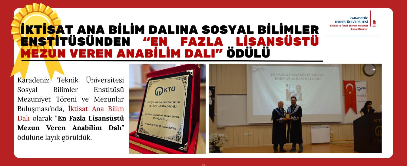 İktisat ABD Ödül
