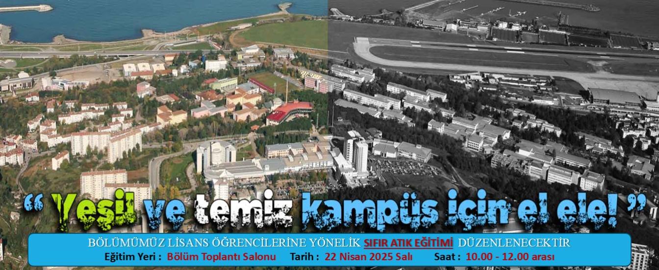 Yeşil ve temiz kampüs için el ele!