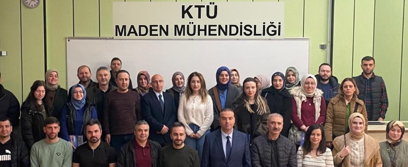 KTÜ Maden Mühendisliği Bölümü Tanıtım Etkinliği Gerçekleştirildi