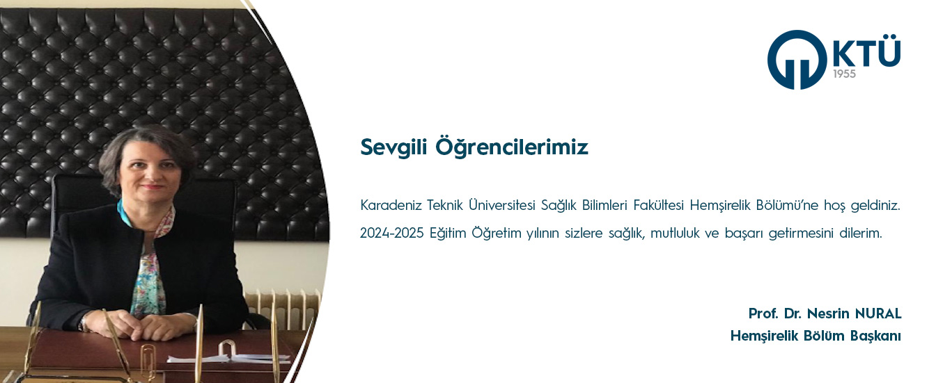 Hemşirelik Bölüm Başkanının Mesajı