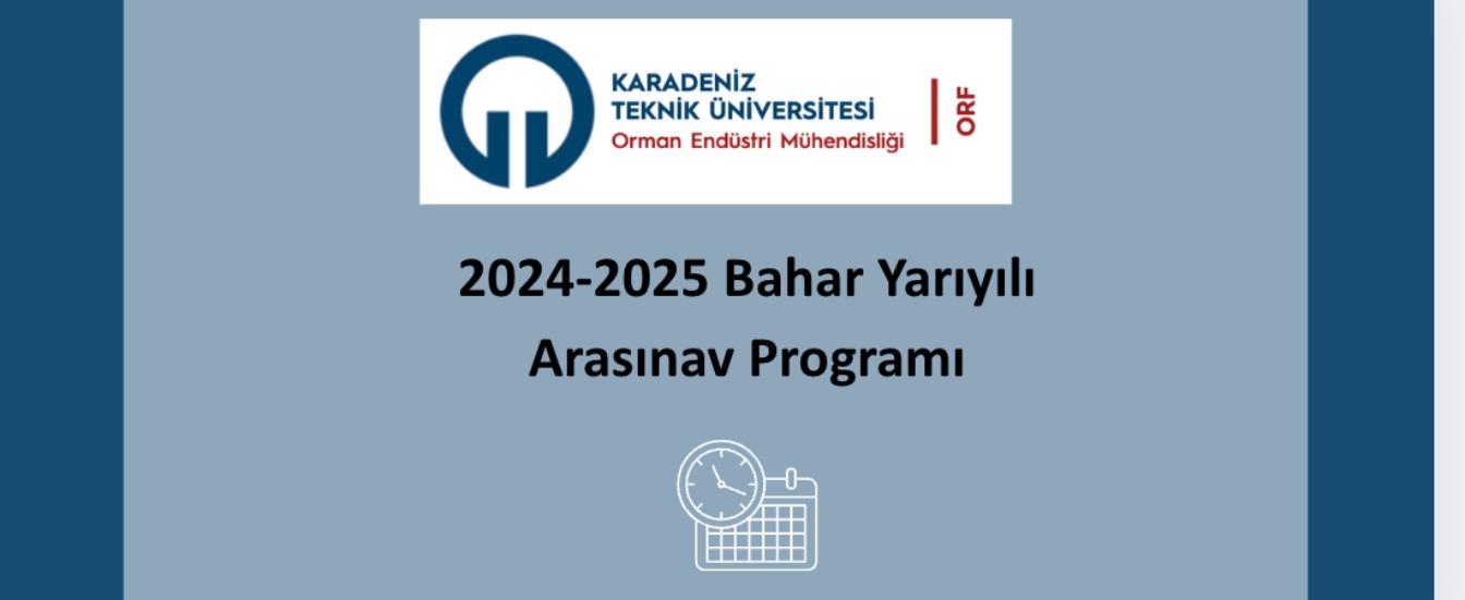 2024-2025 Bahar Yarıyılı Arasınav 
