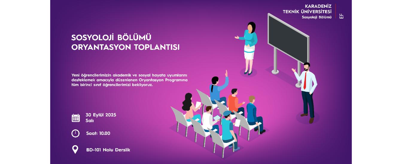 Sosyoloji Bölümü Oryantasyon