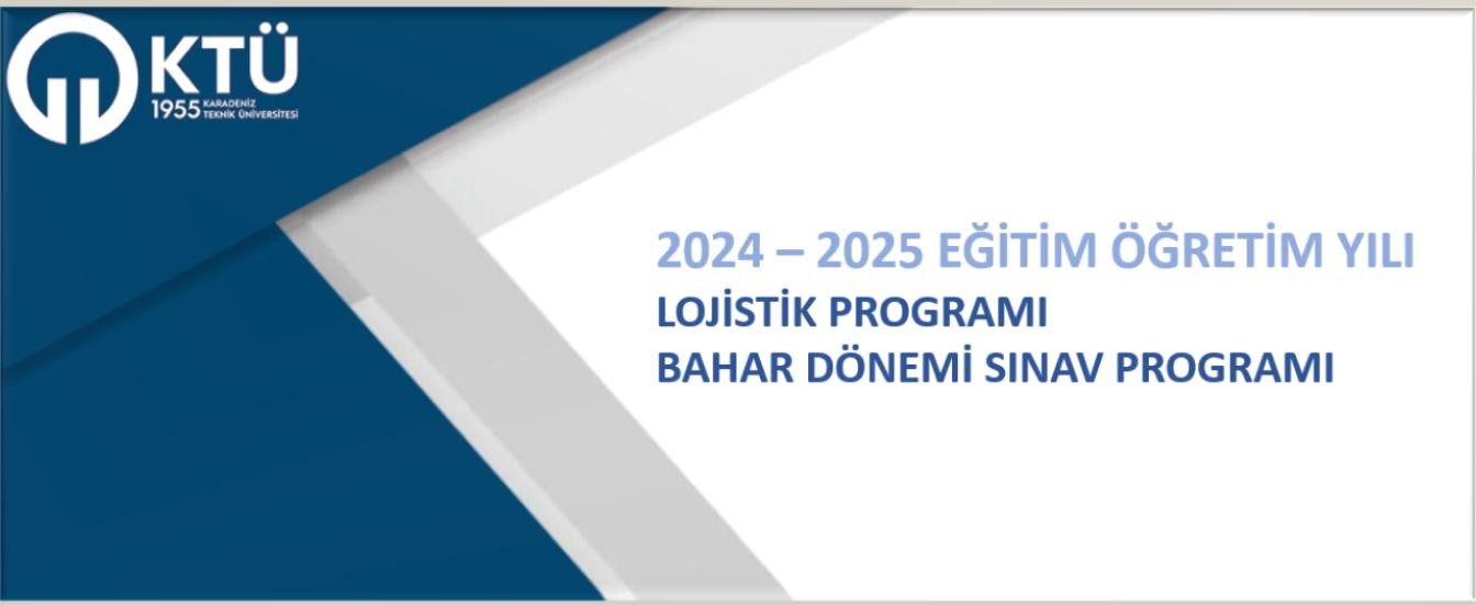 2024-2025 SINAV PROGRAMI BAHAR YENİ