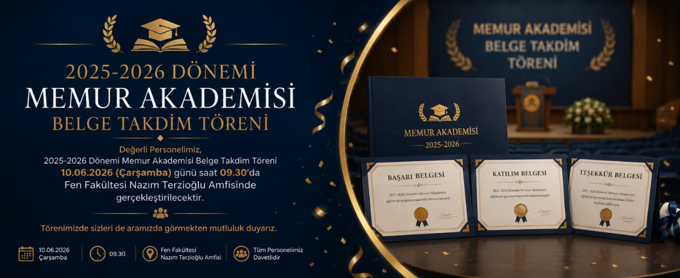Memur Akademisi Tören
