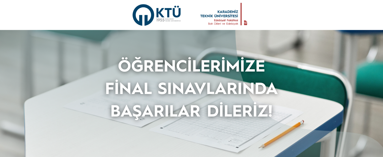 Final Haftası Tebrik