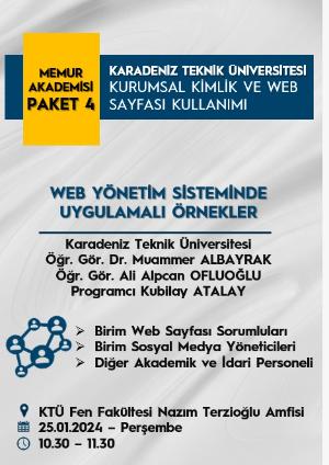 Web Yönetim Sisteminde Uygulamalı Örnekler