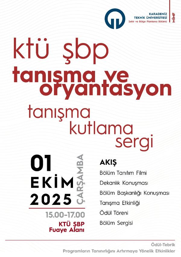 Bölümümüz Tanışma, Oryantasyon ve Sergi Etkinliği
