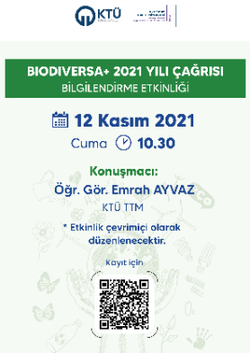 BIODIVERSA+ 2021 Yılı Çağrısı Bilgilendirme Etkinliği