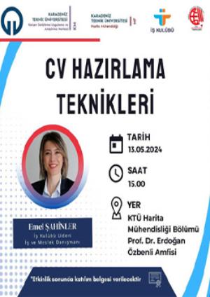 CV HAZIRLAMA TEKNİKLERİ