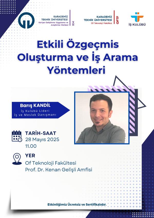 Etkili Özgeçmiş Oluşturma ve İş Arama Yöntemleri