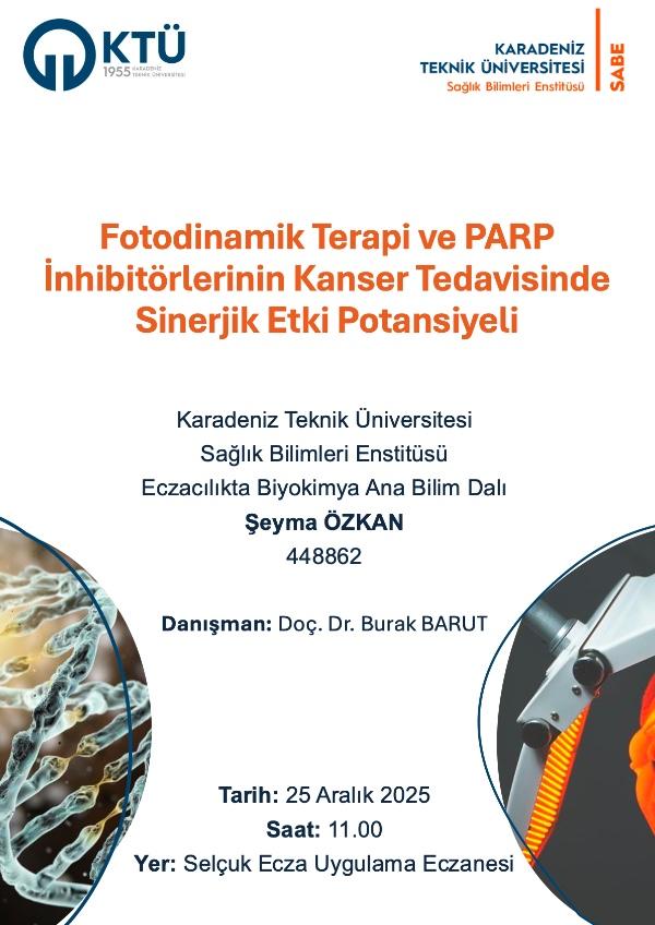 Eczacılıkta Biyokimya Ana Bilim Dalı Seminer Sunumu