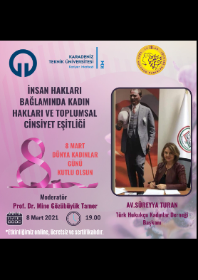 İnsan Hakları Bağlamında Kadın Hakları ve Toplumsal Cinsiyet Eşitliği