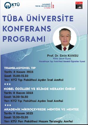 TÜBA Üniversite Konferans Programı