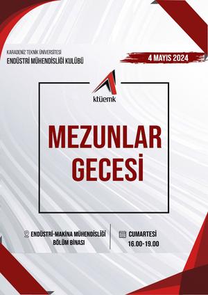 KTU EMK Ev Sahipliğinde Mezunlar Gecesi