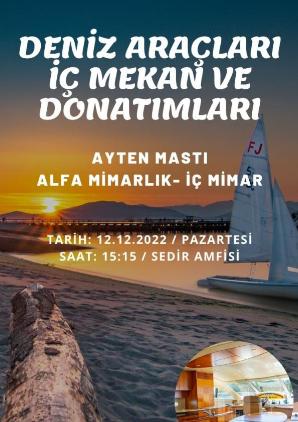 OEM Seminer Serisi - Deniz Araçları İç Mekan ve Donatıları