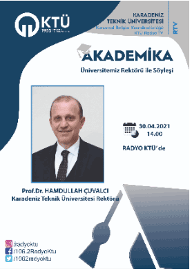 Üniversitemiz Rektörü Prof. Dr. Hamdullah ÇUVALCI ile Söyleşi
