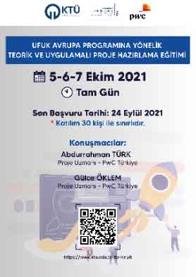 Ufuk Avrupa Programına Yönelik Teorik ve Uygulamalı Proje Hazırlama Eğitimi 