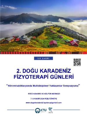 İlk Çağrı '2. Doğu Karadeniz Fizyoterapi Günleri'