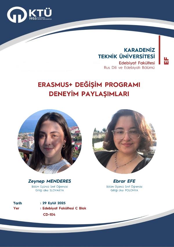 Erasmus+ Değişim Programı Deneyim Paylaşımları