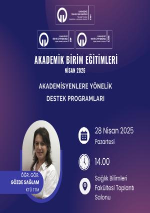 Akademisyenlere Yönelik Birim Eğitimleri