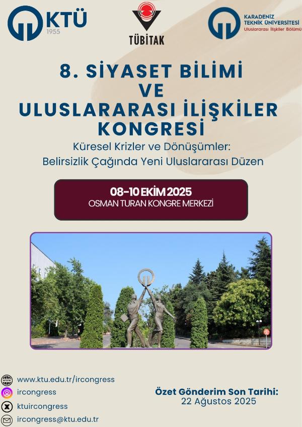 8. Siyaset Bilimi ve Uluslararası İlişkiler Kongresi
