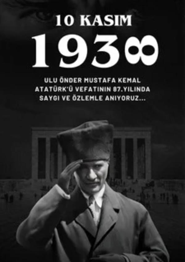 10 Kasım Atatürk'ü Anma ve Atatürk Haftası