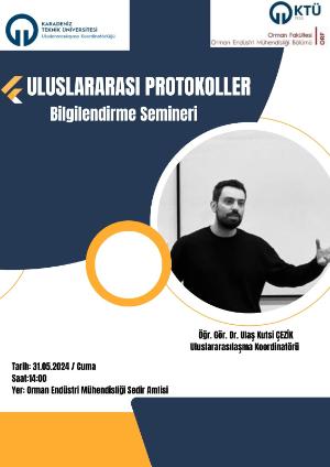 Uluslararası Protokoller - Bilgilendirme Semineri