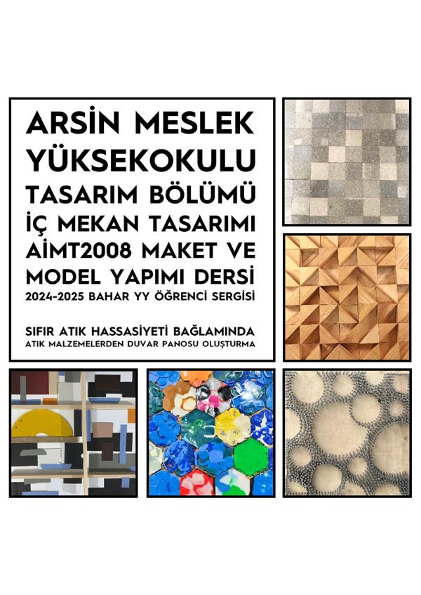 Atık Malzemelerden Üretilen Duvar Panosu Sergisi