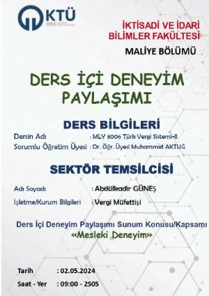 Ders İçi Deneyim Paylaşımı