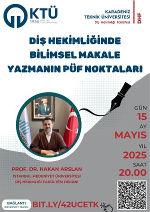 Diş Hekimliğinde Bilimsel Makale Yazmanın Püf Noktaları