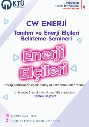 CW Enerji Tanıtım ve Enerji Elçileri Belirleme Semineri