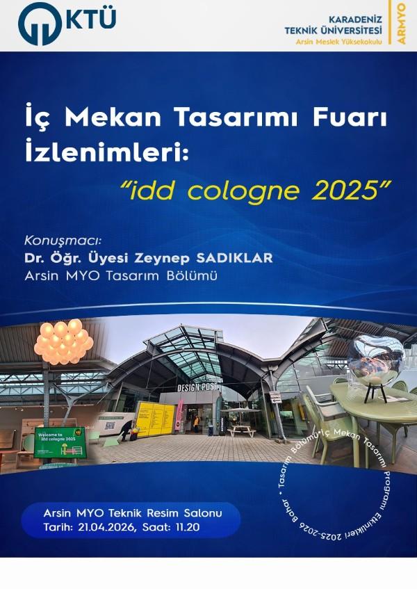 İç Mekan Tasarımı Fuarı İzlenimleri: "idd cologne 2025"