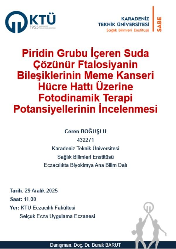 Yüksek Lisans Tezi Savunması