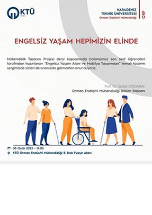 Mühendislik Tasarım Projesi - Engelsiz Yaşam Alanı ve Mobilya Tasarımları