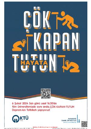 Çök-Kapan-Tutun Deprem Anı Tatbikatı