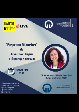 "Başarının Mimarları" ile Aranızdaki Köprü KTÜ Kariyer Merkezi