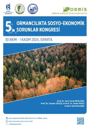 V. Ormancılıkta Sosyo-Ekonomik Sorunlar Kongresi
