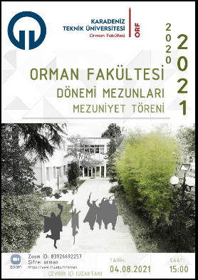 Orman Fakültesi 2020-2021 Mezuniyet Töreni