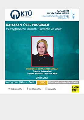 Hz.Peygamberin Dilinden Ramazan ve Oruç - Konuğumuz Betül Başlı Saylan