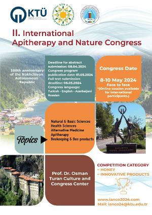 II. Uluslararası Apiterapi ve Doğa Kongresi 