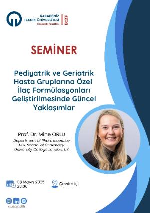 Pediyatrik ve Geriyatrik Hasta Gruplarına Özel İlaç Formülasyonları Geliştirilmesinde Güncel Yaklaşımlar