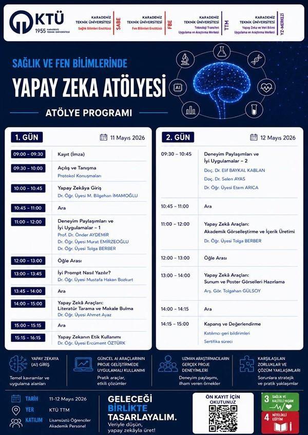 Sağlık ve Fen Bilimlerinde Yapay Zeka Atölyesi