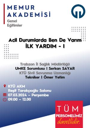 Acil Durumlarda Ben De Varım: İlk Yardım - I