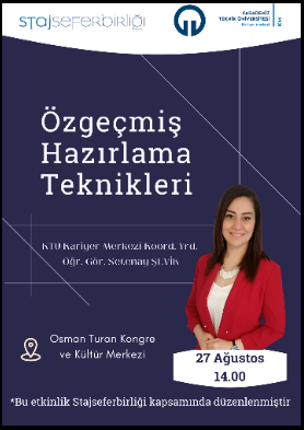 Özgeçmiş Hazırlama Teknikleri