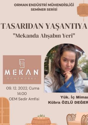 OEM Seminer Serisi - Tasarıdan Yaşantıya / Mekanda Ahşabın Yeri
